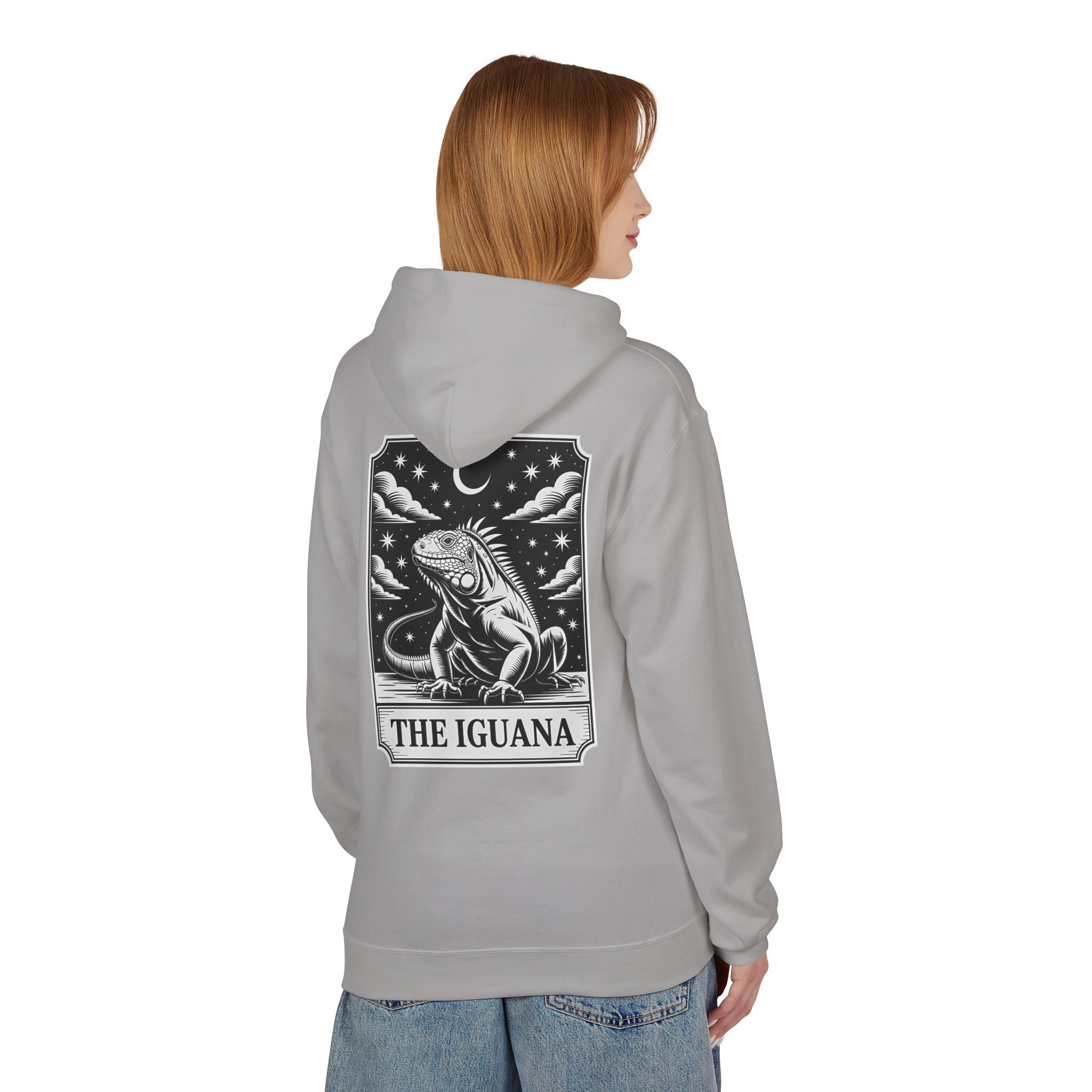 The Iguana Vintage Tarot Hoodie - Iguana Lover Hoodie