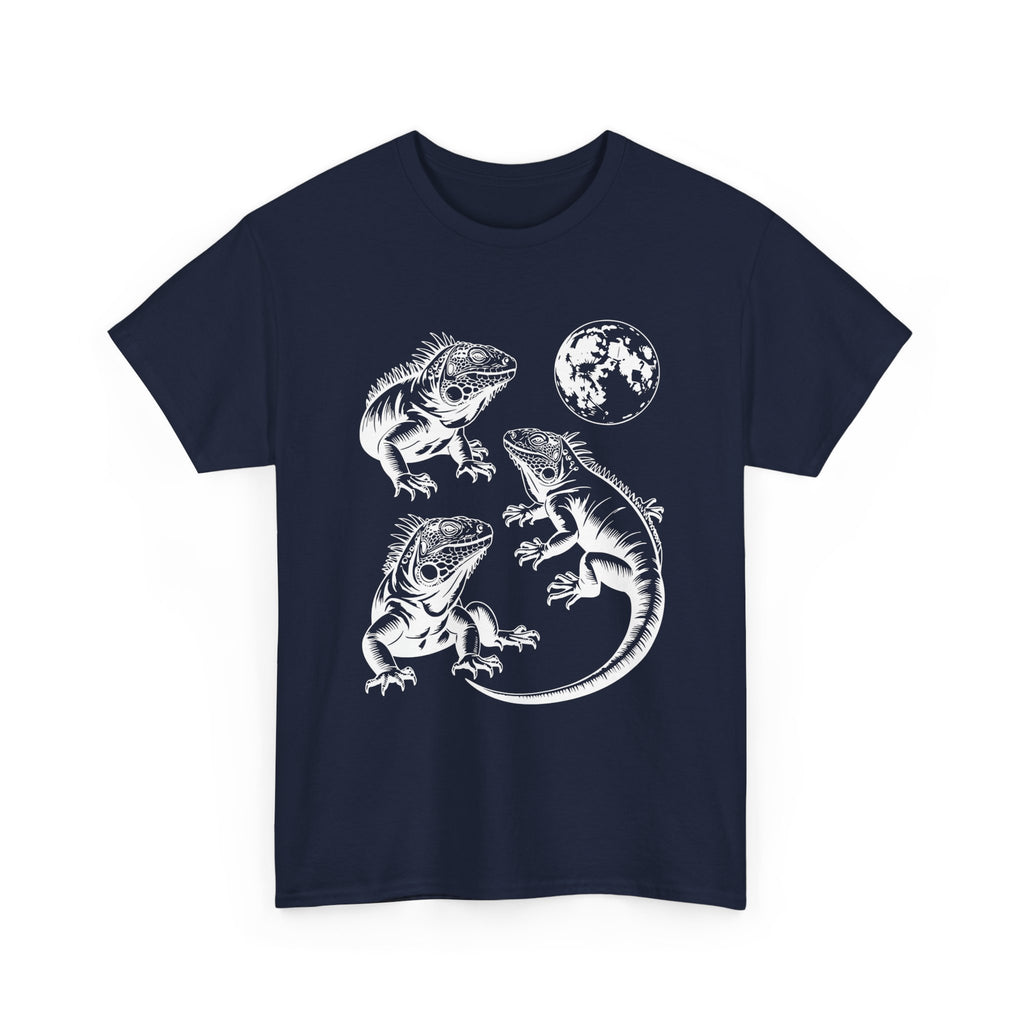 Iguana Line Art T-Shirt - Iguana Lover T-Shirt
