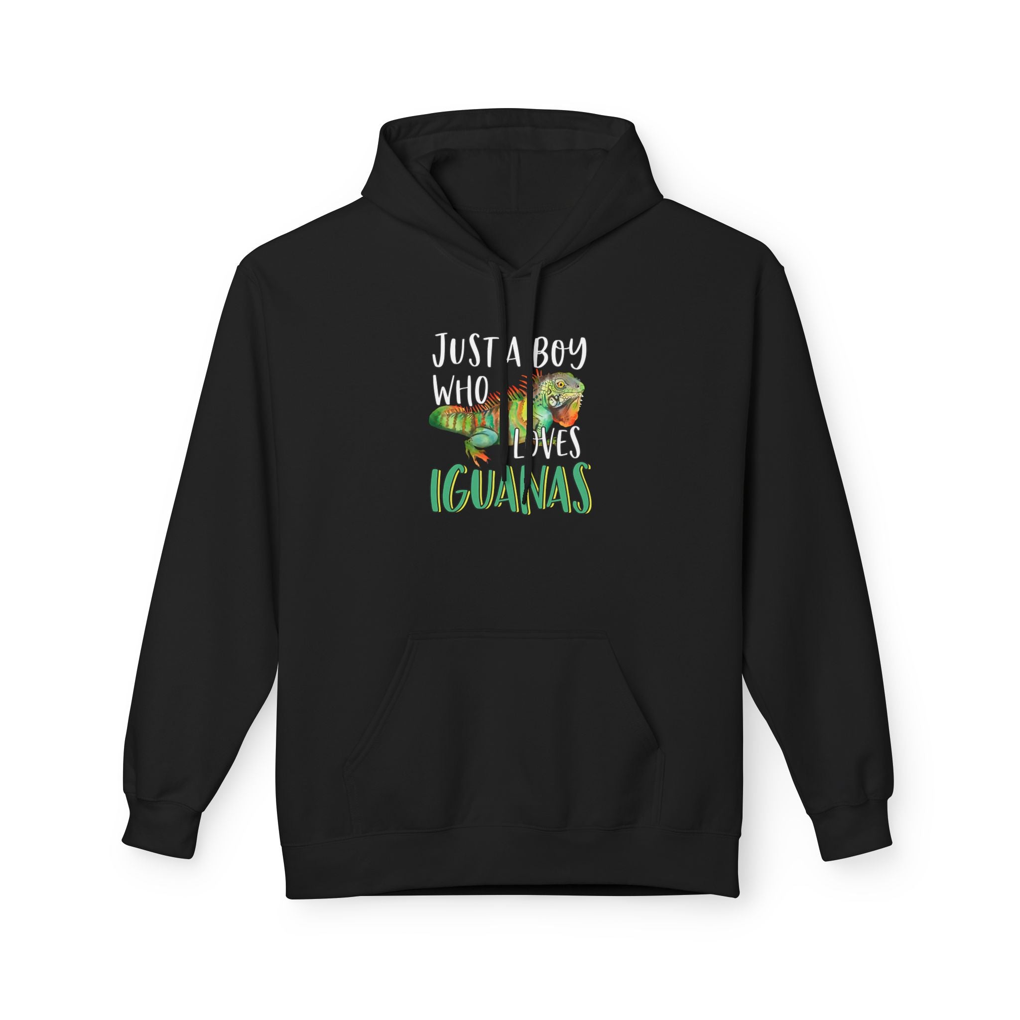 “Just A Boy Who Loves Iguanas" Hoodie - Iguana Lover Hoodie