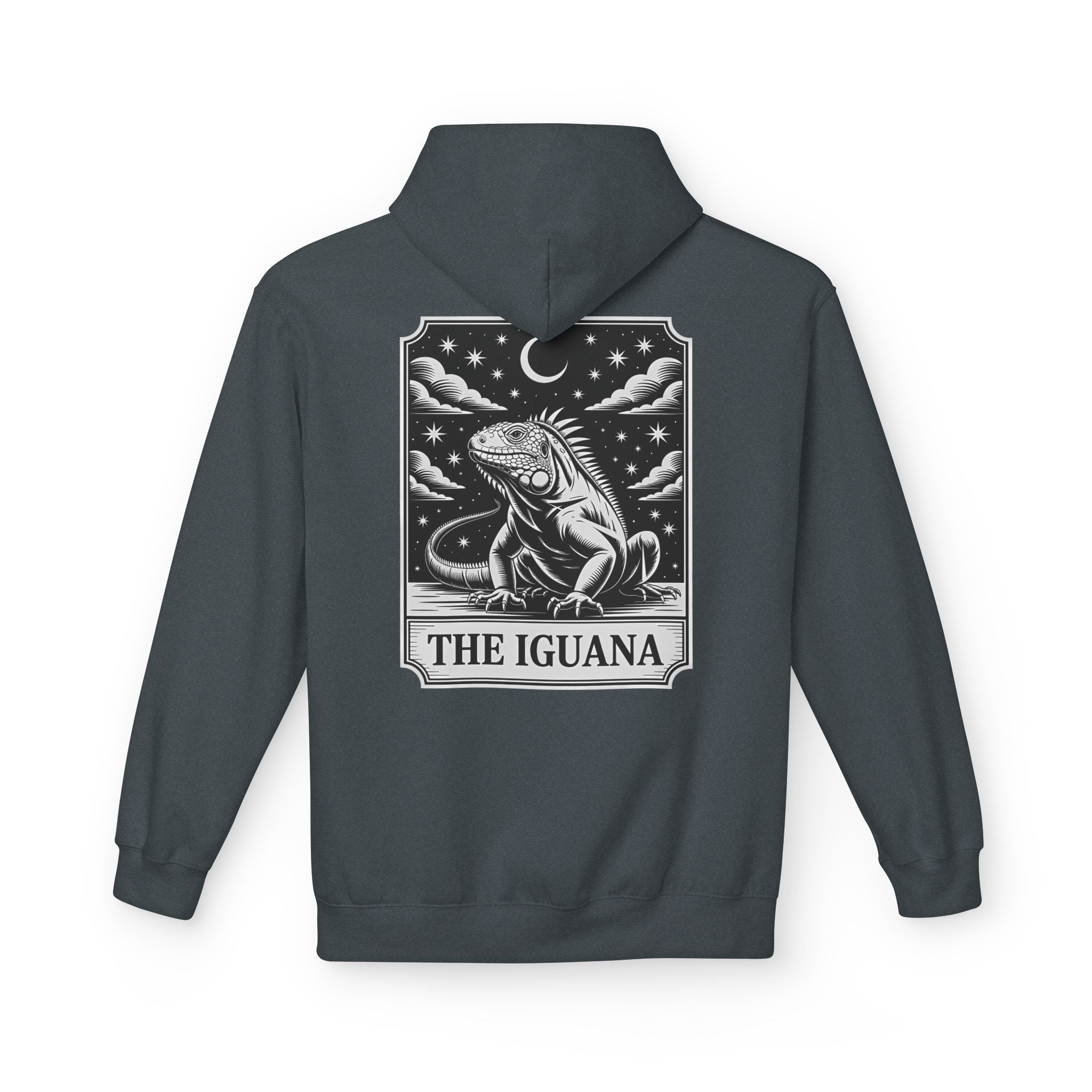 The Iguana Vintage Tarot Hoodie - Iguana Lover Hoodie