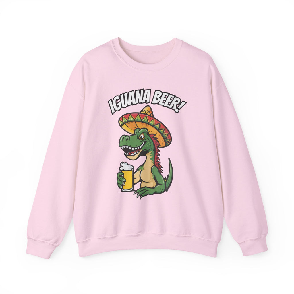 Iguana Beer Cheering Christmas Sweatshirt
