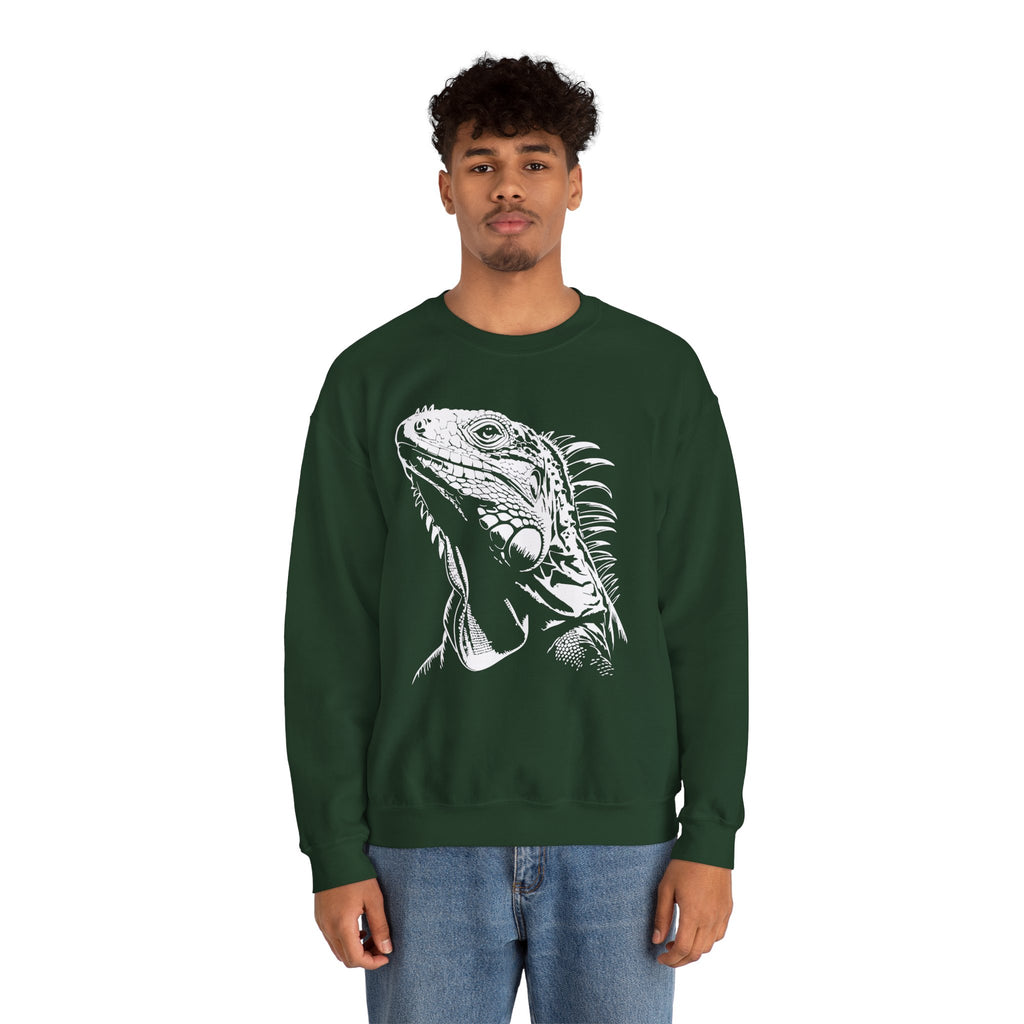 Iguana Line Art Sweatshirt - Iguana Lover Sweatshirt