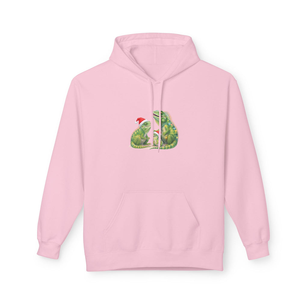 Iguana Family Christmas Hoodie — Reptile Lover Holiday Sweatshirt