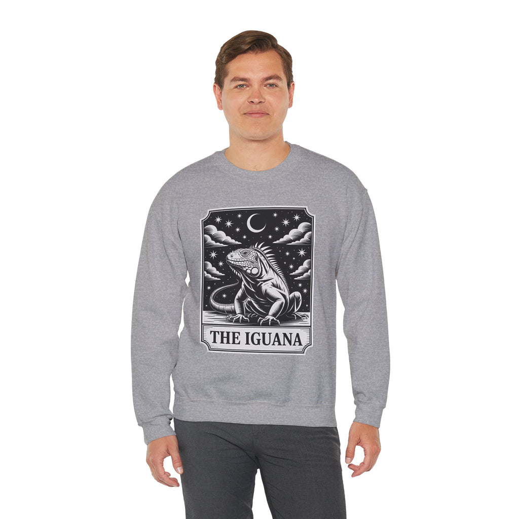 The Iguana Vintage Tarot Sweatshirt - Iguana Lover Sweatshirt