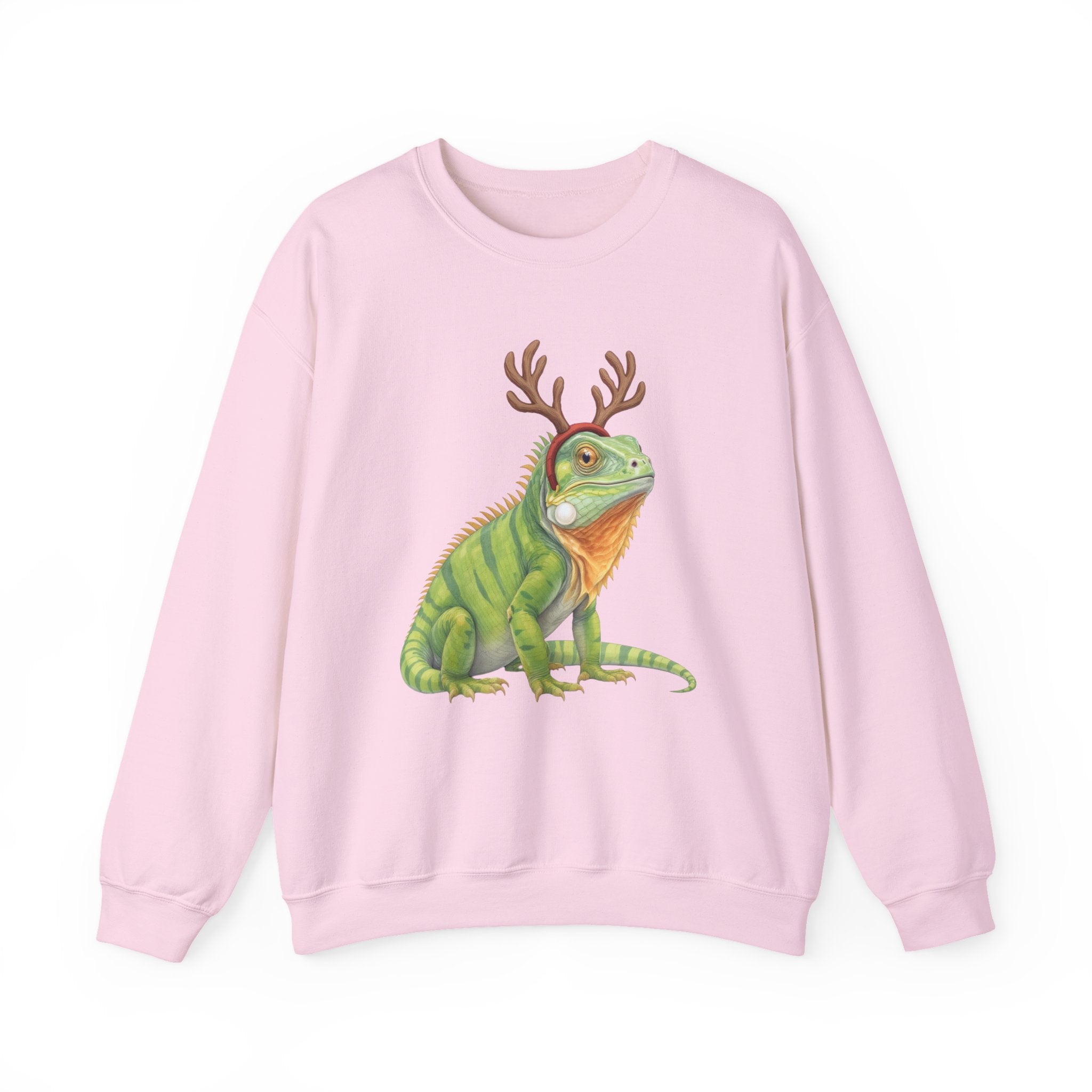 Iguana Reindeer Antlers Sweatshirt