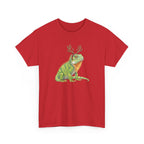 Iguana Reindeer Antlers Tee