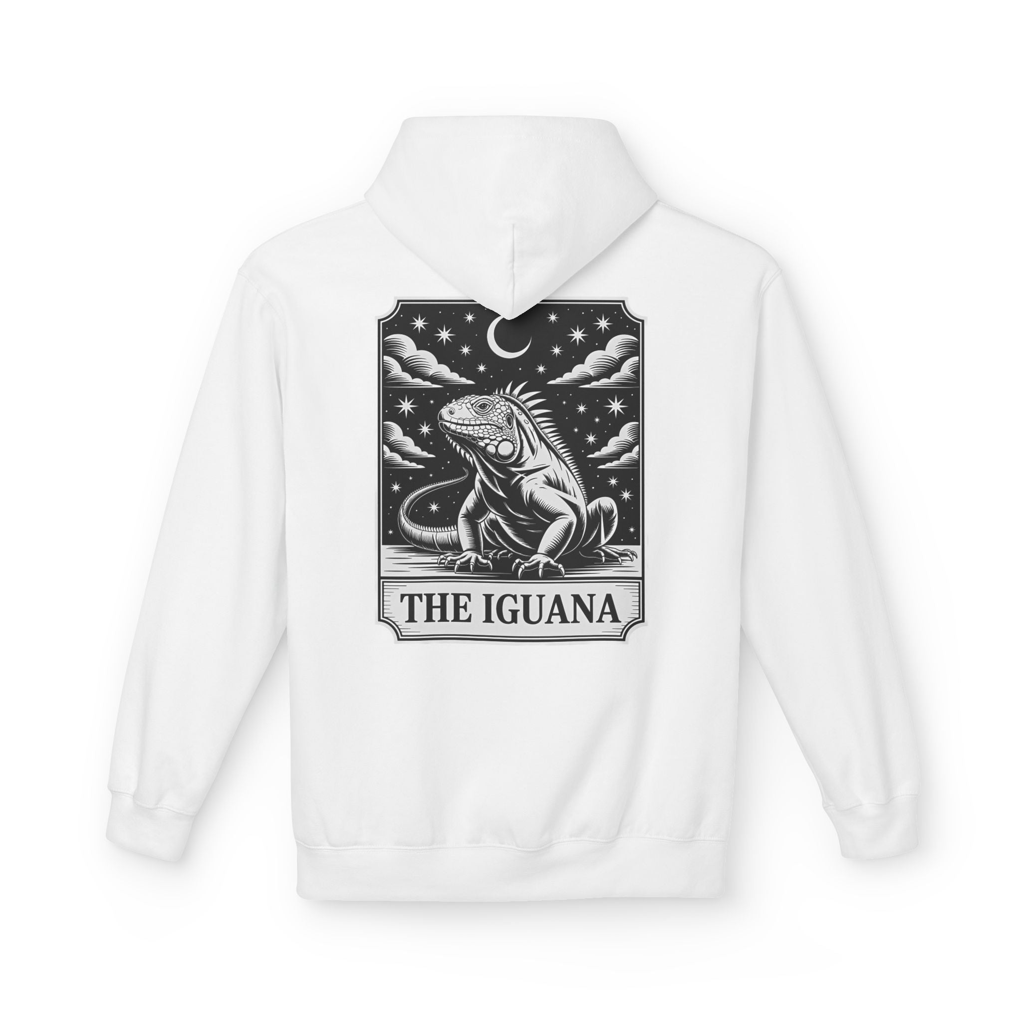 The Iguana Vintage Tarot Hoodie - Iguana Lover Hoodie