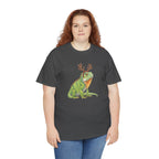 Iguana Reindeer Antlers Tee