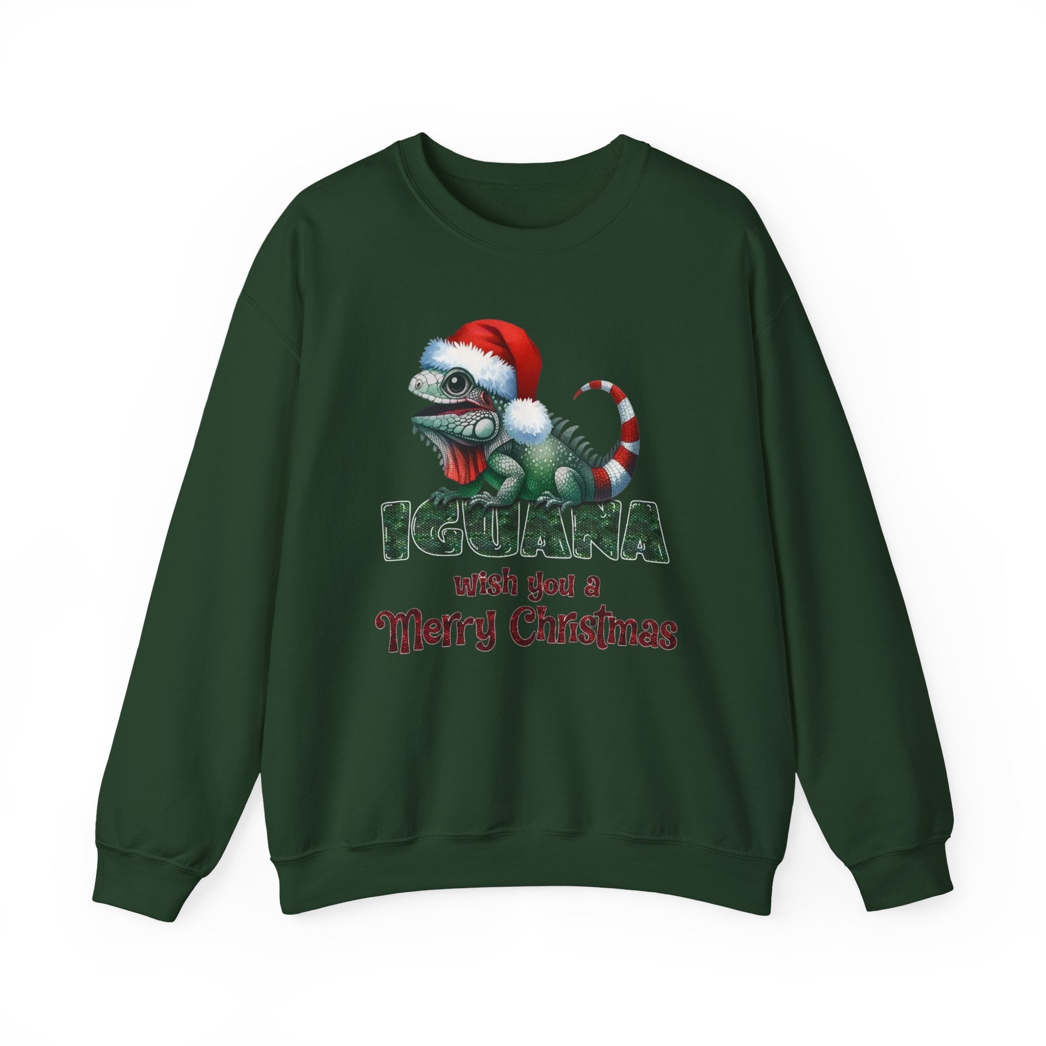 Iguana Wishes You a Merry Christmas Sweatshirt