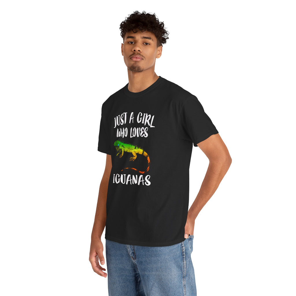 "Just A Girl Who Loves Iguanas" - Iguana Lover T-Shirt