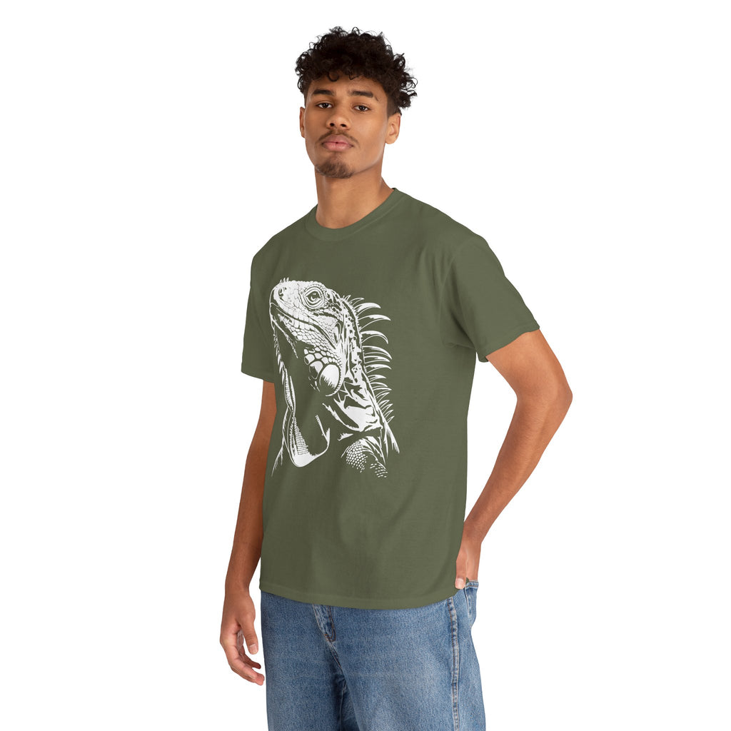 Iguana Line Art T-Shirt  - Iguana Lover T-Shirt