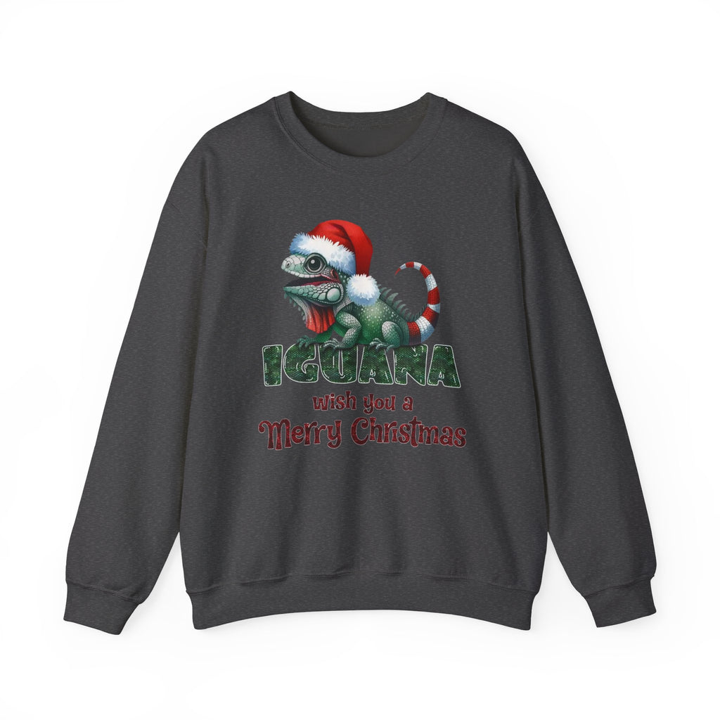 Iguana Wishes You a Merry Christmas Sweatshirt
