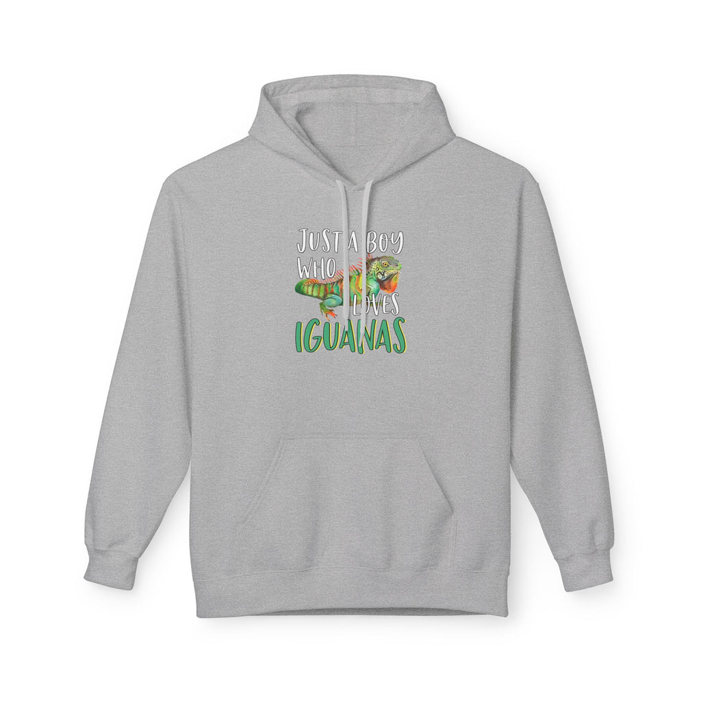 “Just A Boy Who Loves Iguanas" Hoodie - Iguana Lover Hoodie