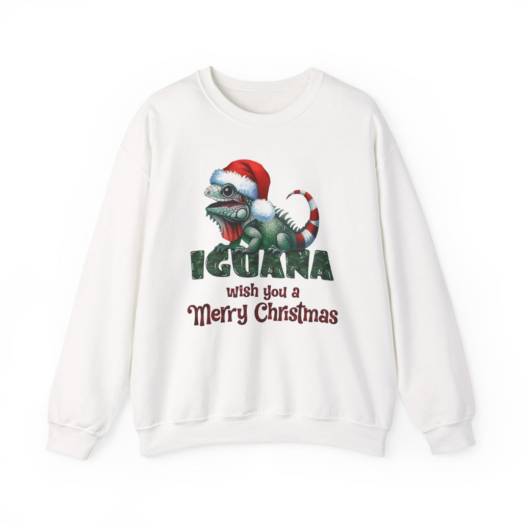 Iguana Wishes You a Merry Christmas Sweatshirt