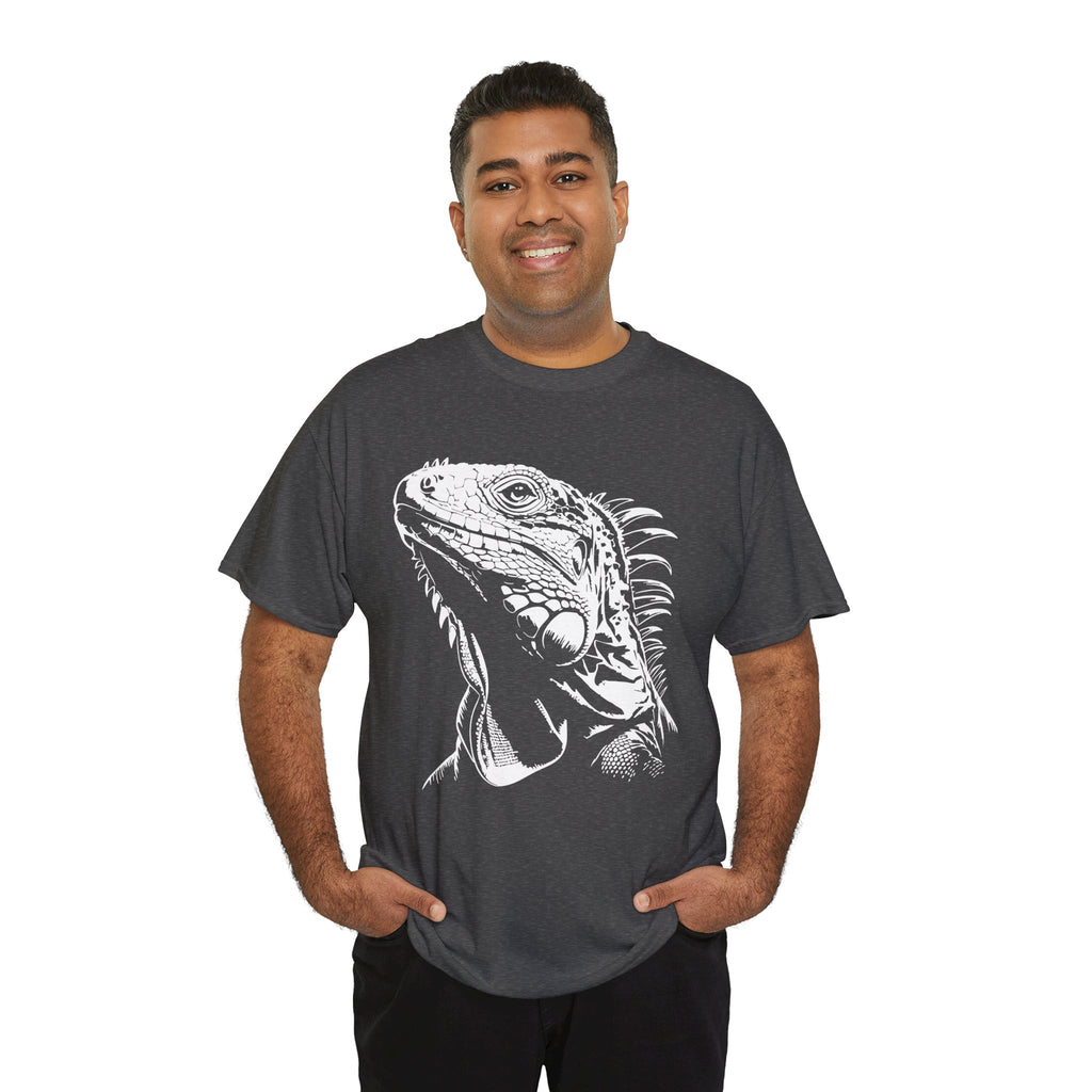 Iguana Line Art T-Shirt  - Iguana Lover T-Shirt