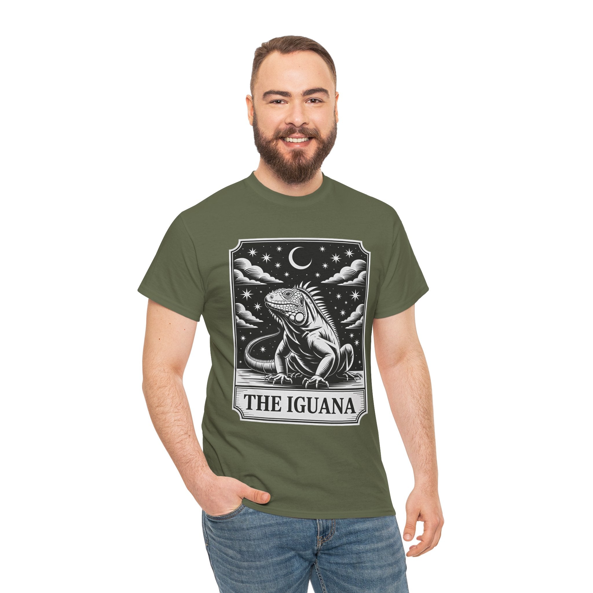 The Iguana Vintage Tarot T-Shirt - Iguana Lover T-Shirt