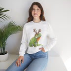 Iguana Reindeer Antlers Sweatshirt