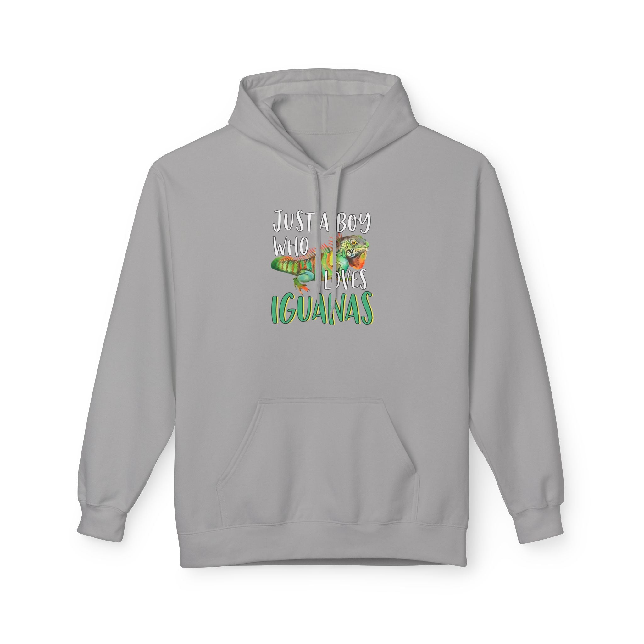 “Just A Boy Who Loves Iguanas" Hoodie - Iguana Lover Hoodie