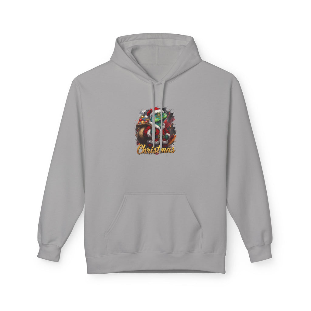 Iguana Santa Hoodie — Christmas Reptile Lover Holiday Sweatshirt
