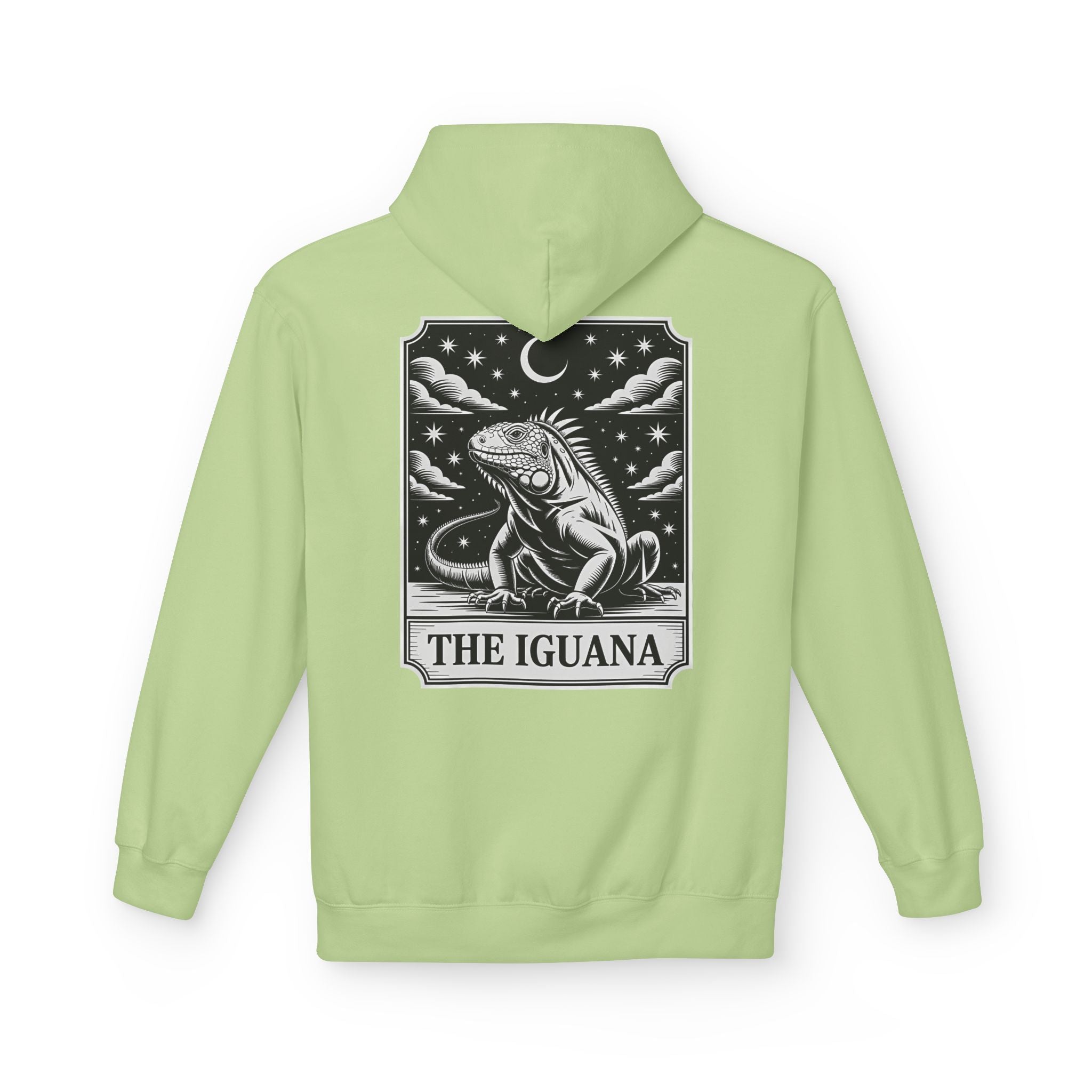 The Iguana Vintage Tarot Hoodie - Iguana Lover Hoodie
