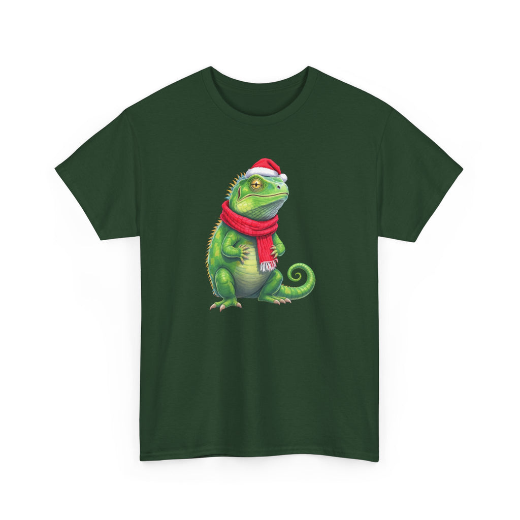 Iguana Christmas Tee — Festive Reptile Holiday Shirt