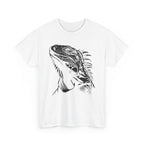 Iguana Line Art T-Shirt  - Iguana Lover T-Shirt