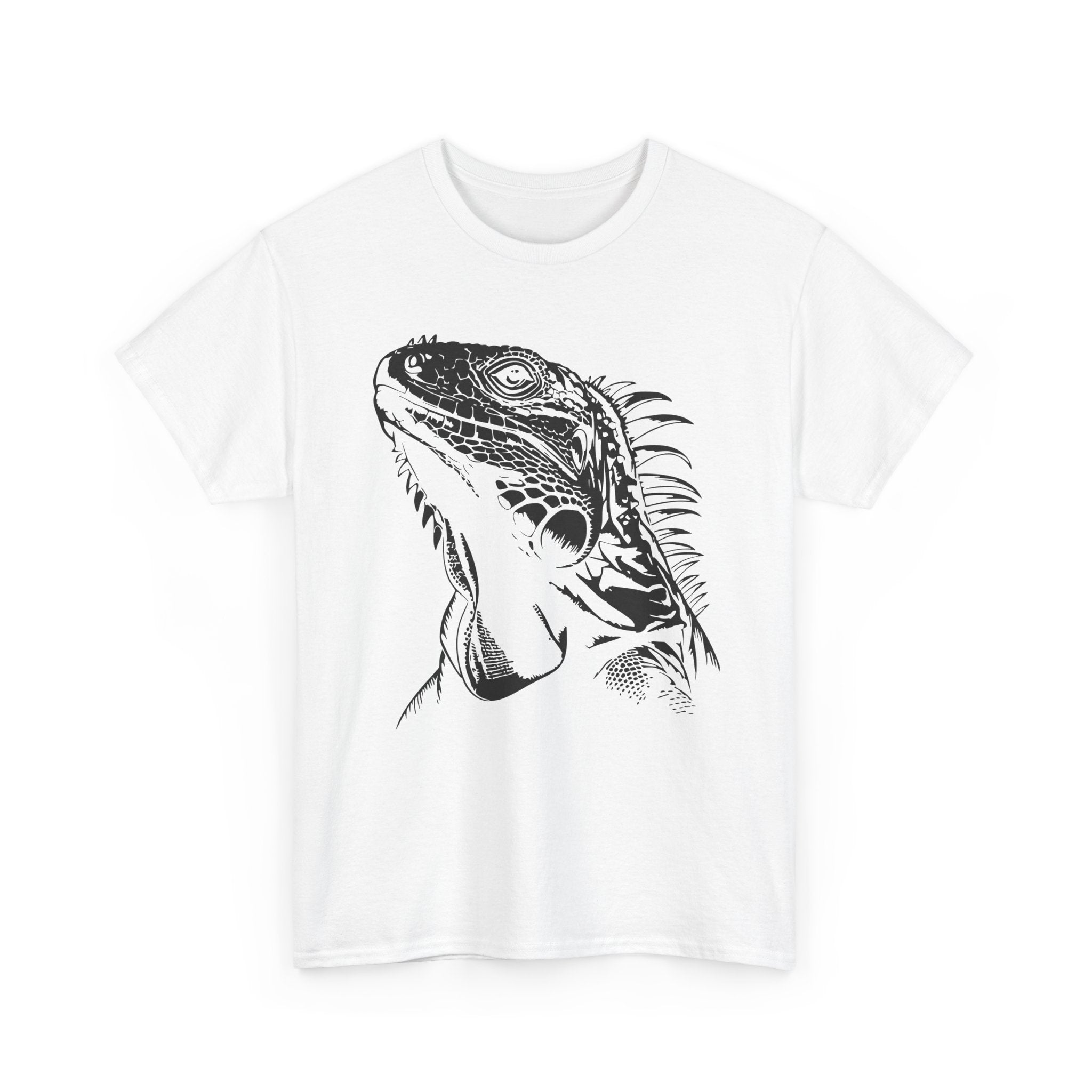 Iguana Line Art T-Shirt  - Iguana Lover T-Shirt