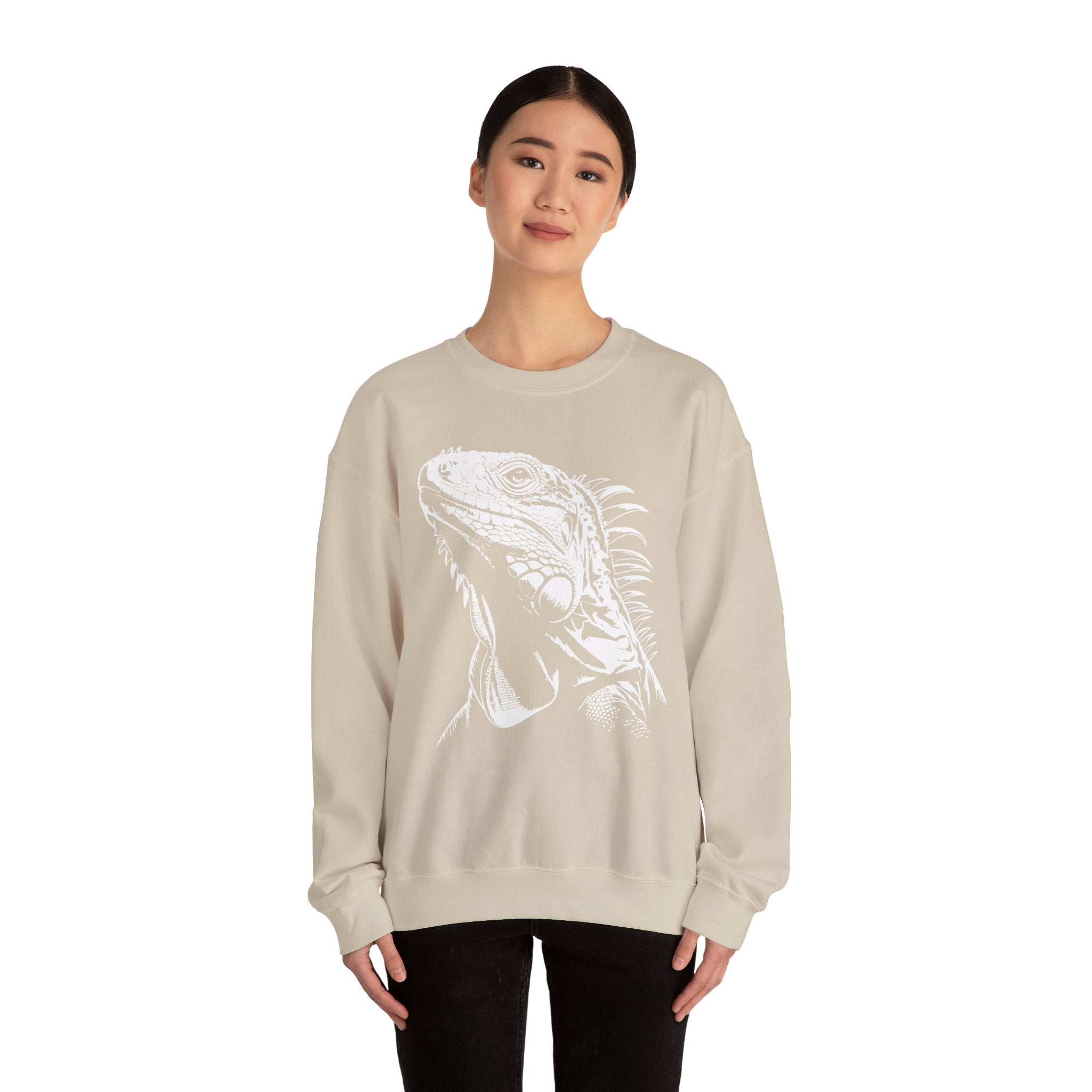 Iguana Line Art Sweatshirt - Iguana Lover Sweatshirt