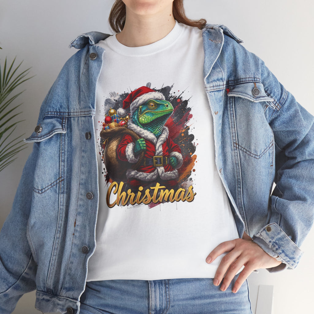 Iguana Claus Christmas Tee
