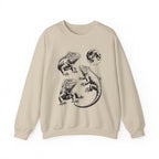 Iguana Line Art Sweatshirt - Iguana Lover Sweatshirt