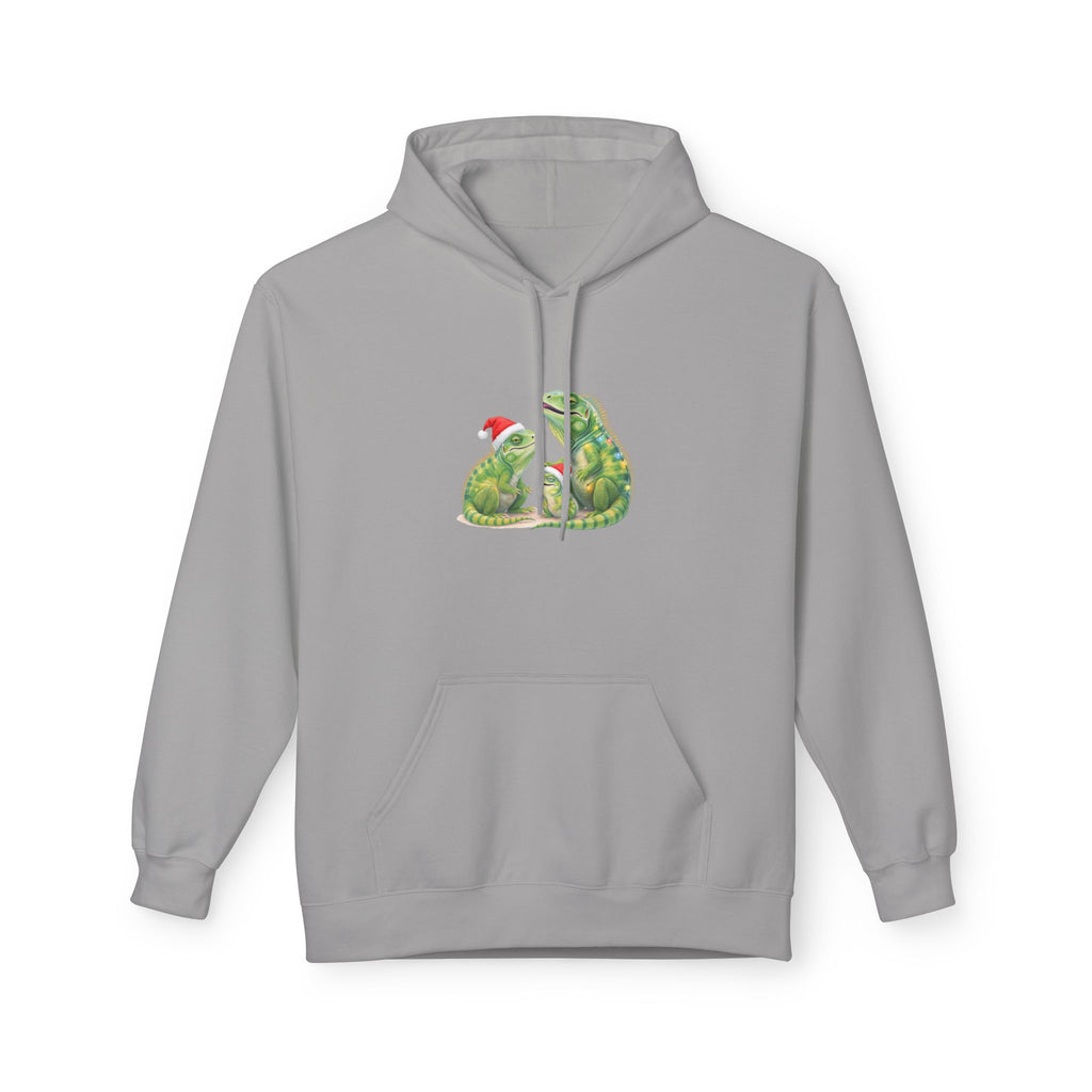 Iguana Family Christmas Hoodie — Reptile Lover Holiday Sweatshirt