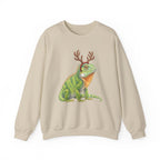 Iguana Reindeer Antlers Sweatshirt