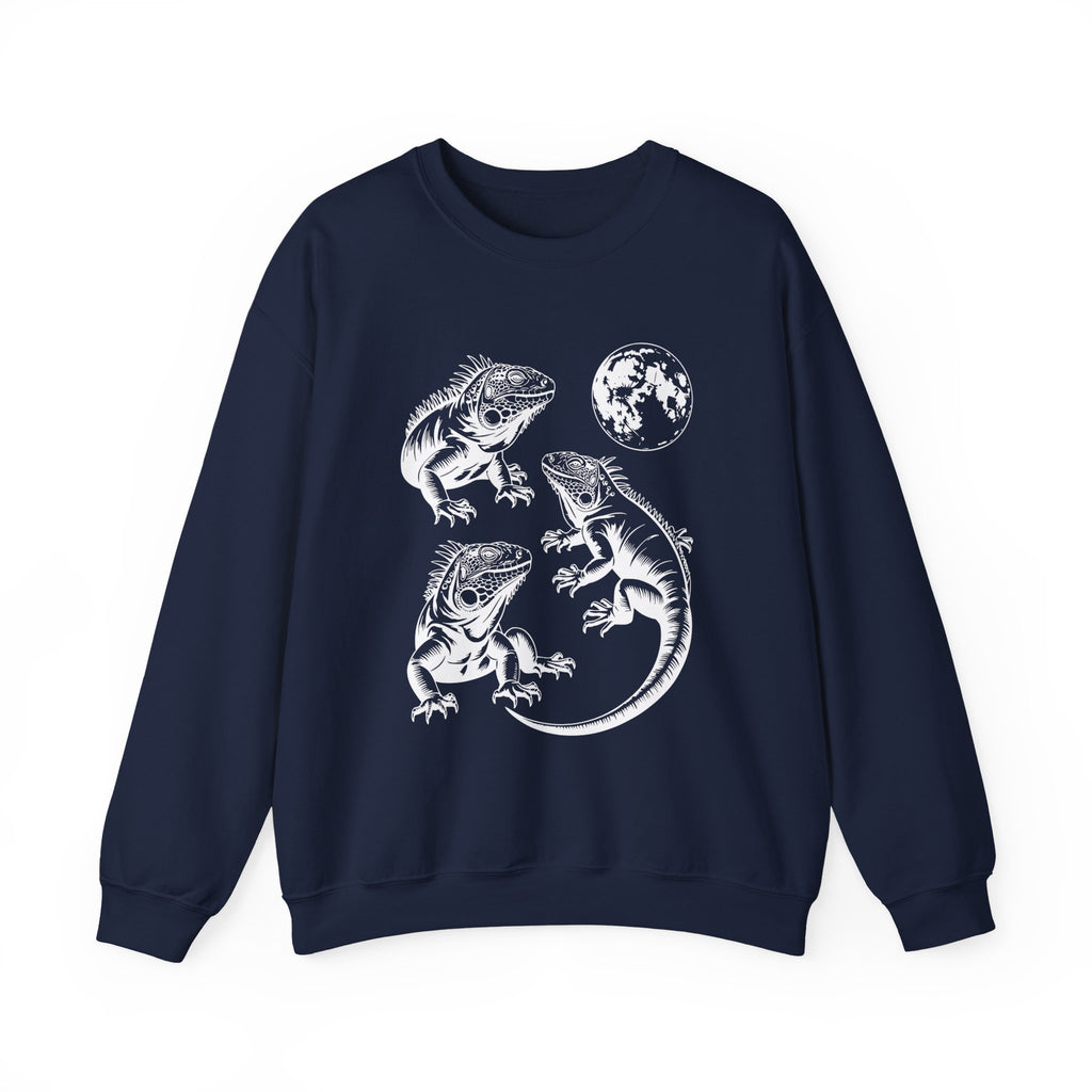 Iguana Line Art Sweatshirt - Iguana Lover Sweatshirt