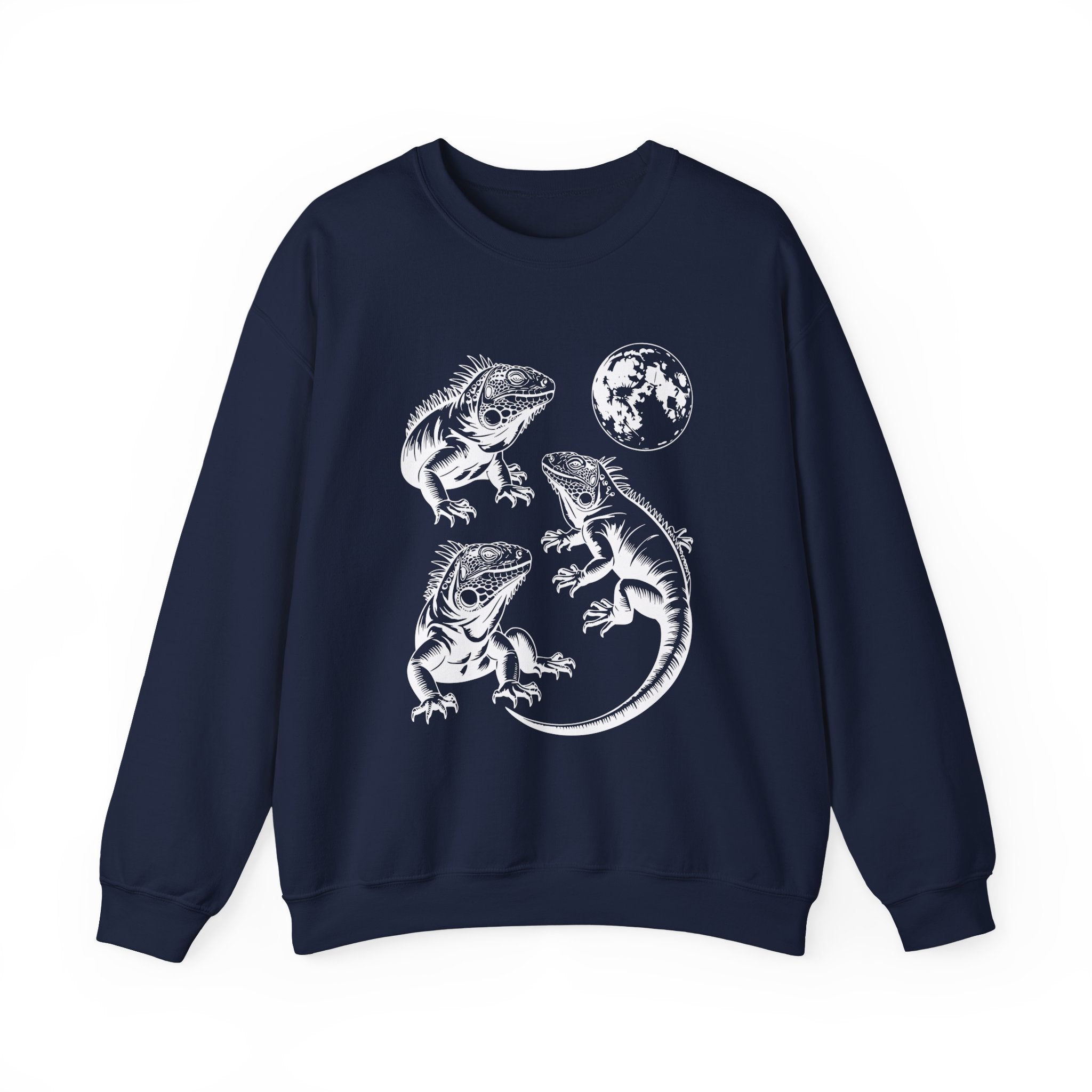 Iguana Line Art Sweatshirt - Iguana Lover Sweatshirt