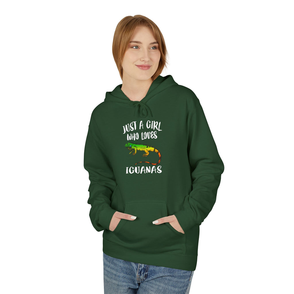 "Just A Girl Who Loves Iguanas" - Iguana Lover Hoodie