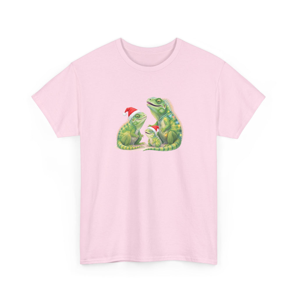 Iguana Famliy Christmas Tee
