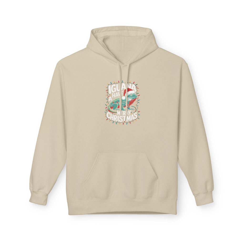 Iguana Christmas Hoodie - "Iguana Have A Merry Christmas"