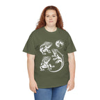 Iguana Line Art T-Shirt - Iguana Lover T-Shirt