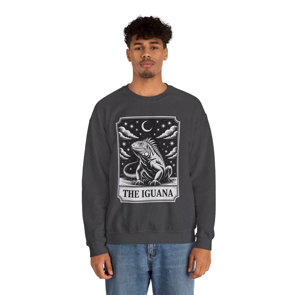 The Iguana Vintage Tarot Sweatshirt - Iguana Lover Sweatshirt