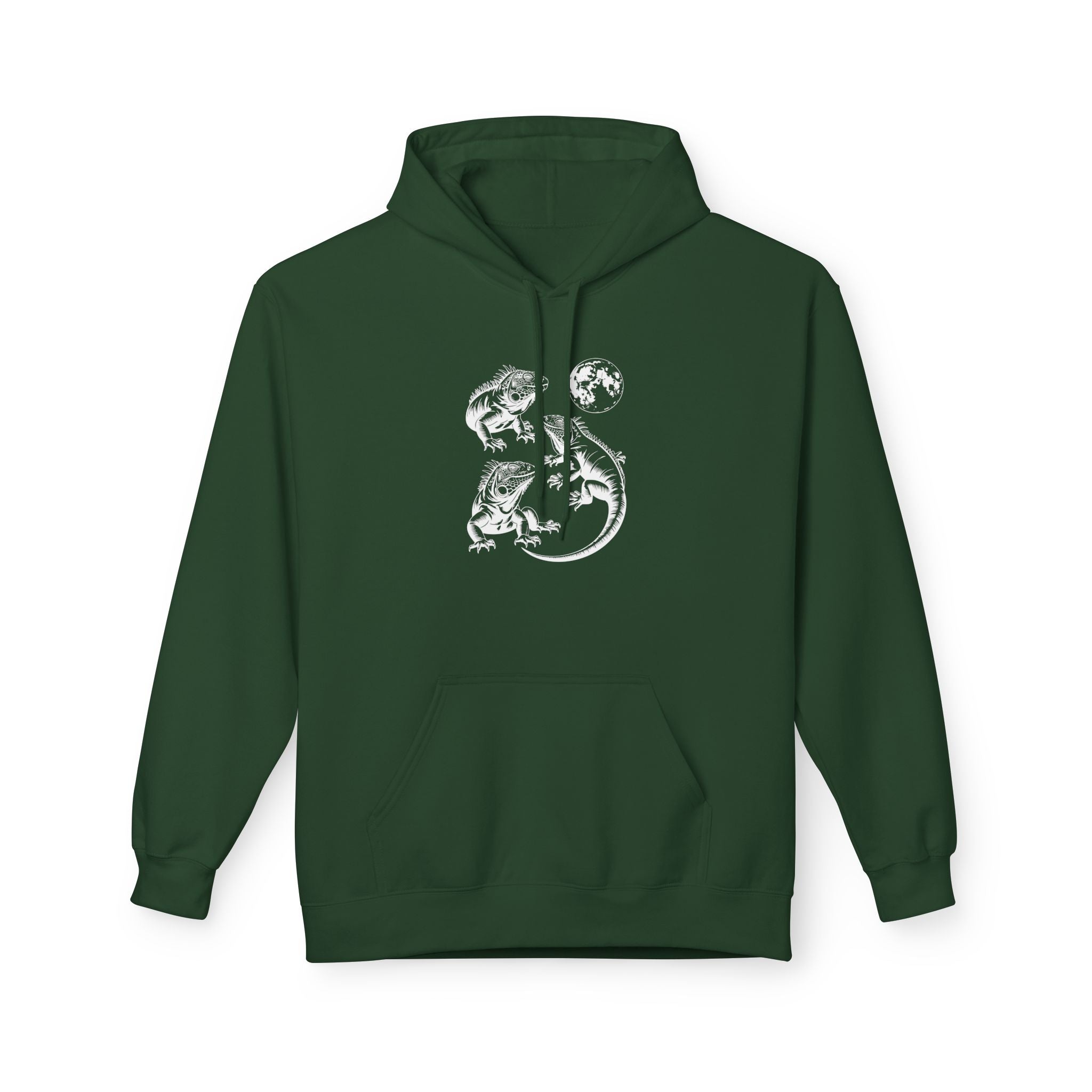 Iguana Line Art Hoodie - Iguana Lover Hoodie