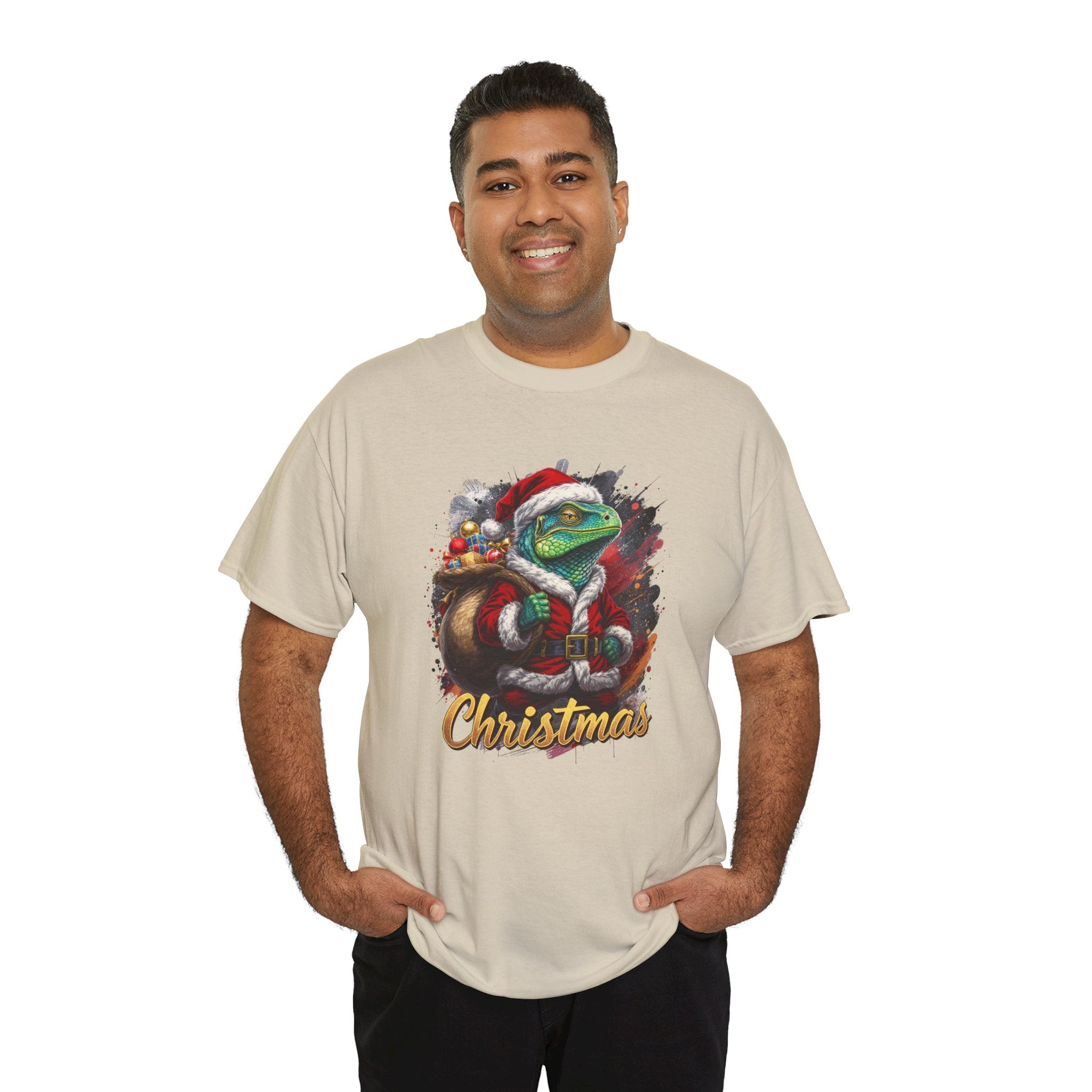 Iguana Claus Christmas Tee