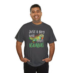 "Just A Boy Who Loves Iguanas" T-Shirt - Iguana Lover T-Shirt