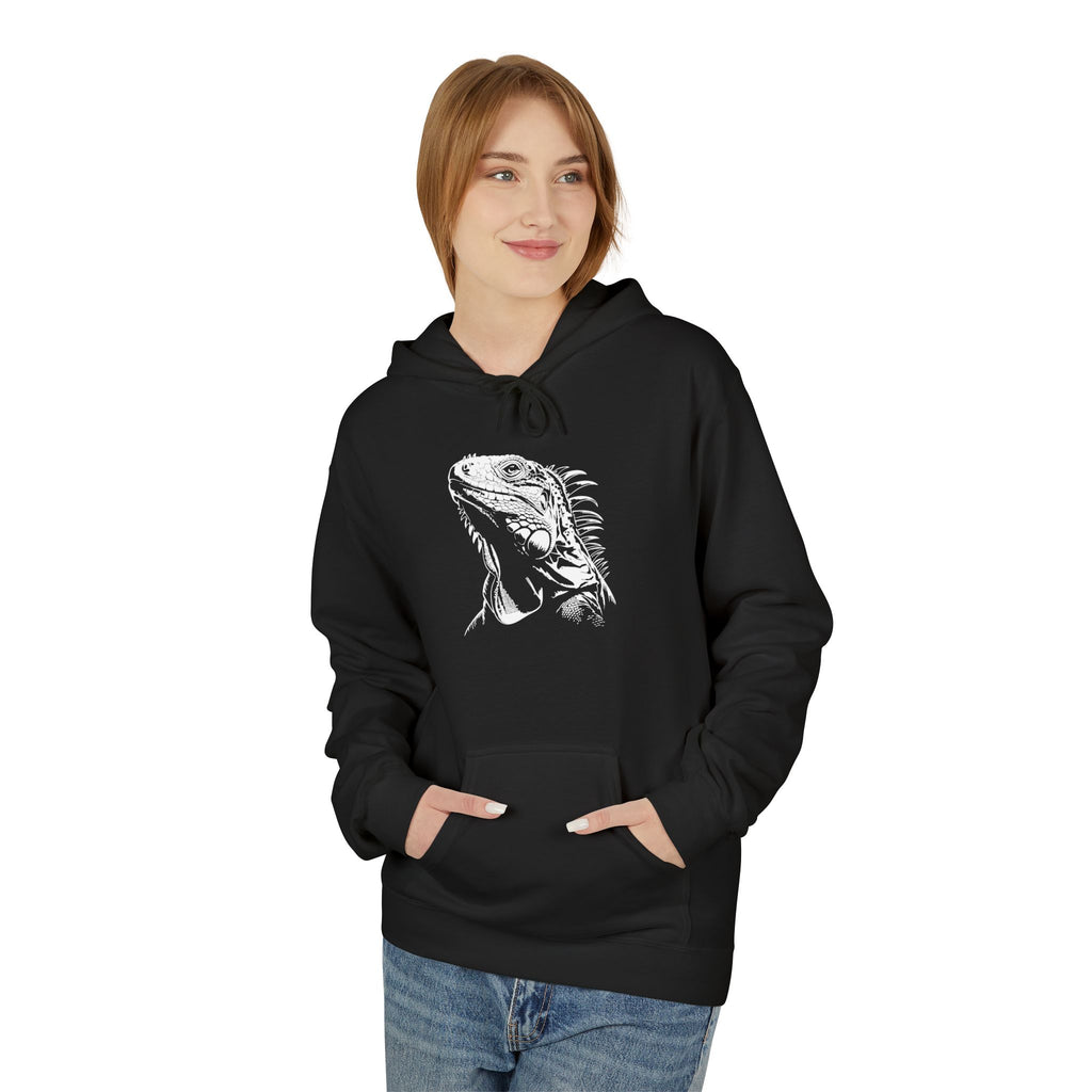 Iguana Line Art Hoodie - Iguana Lover Hoodie