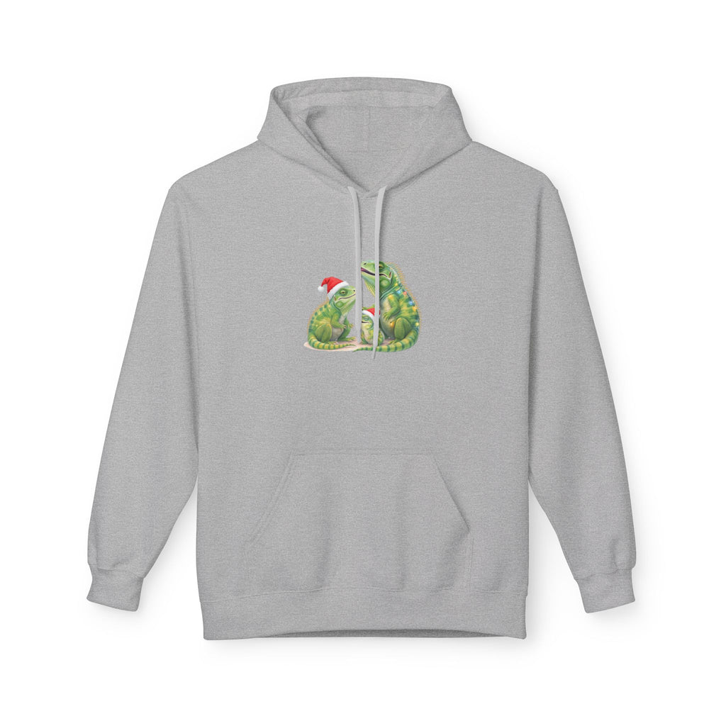 Iguana Family Christmas Hoodie — Reptile Lover Holiday Sweatshirt