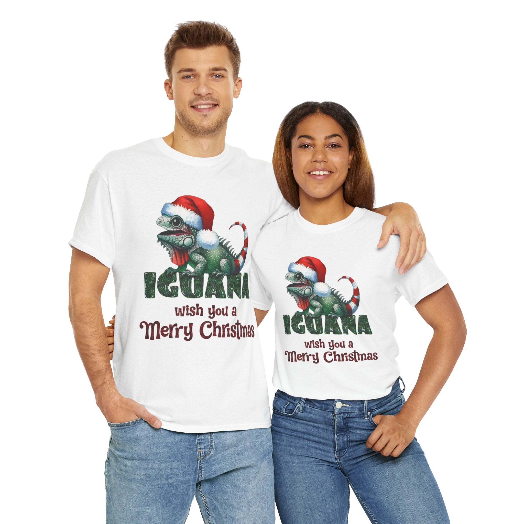 Iguana Wishes You a Merry Christmas Tee