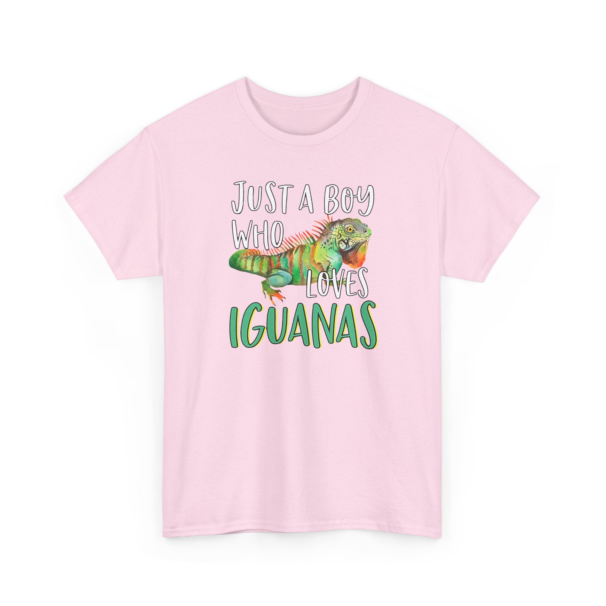 "Just A Boy Who Loves Iguanas" T-Shirt - Iguana Lover T-Shirt