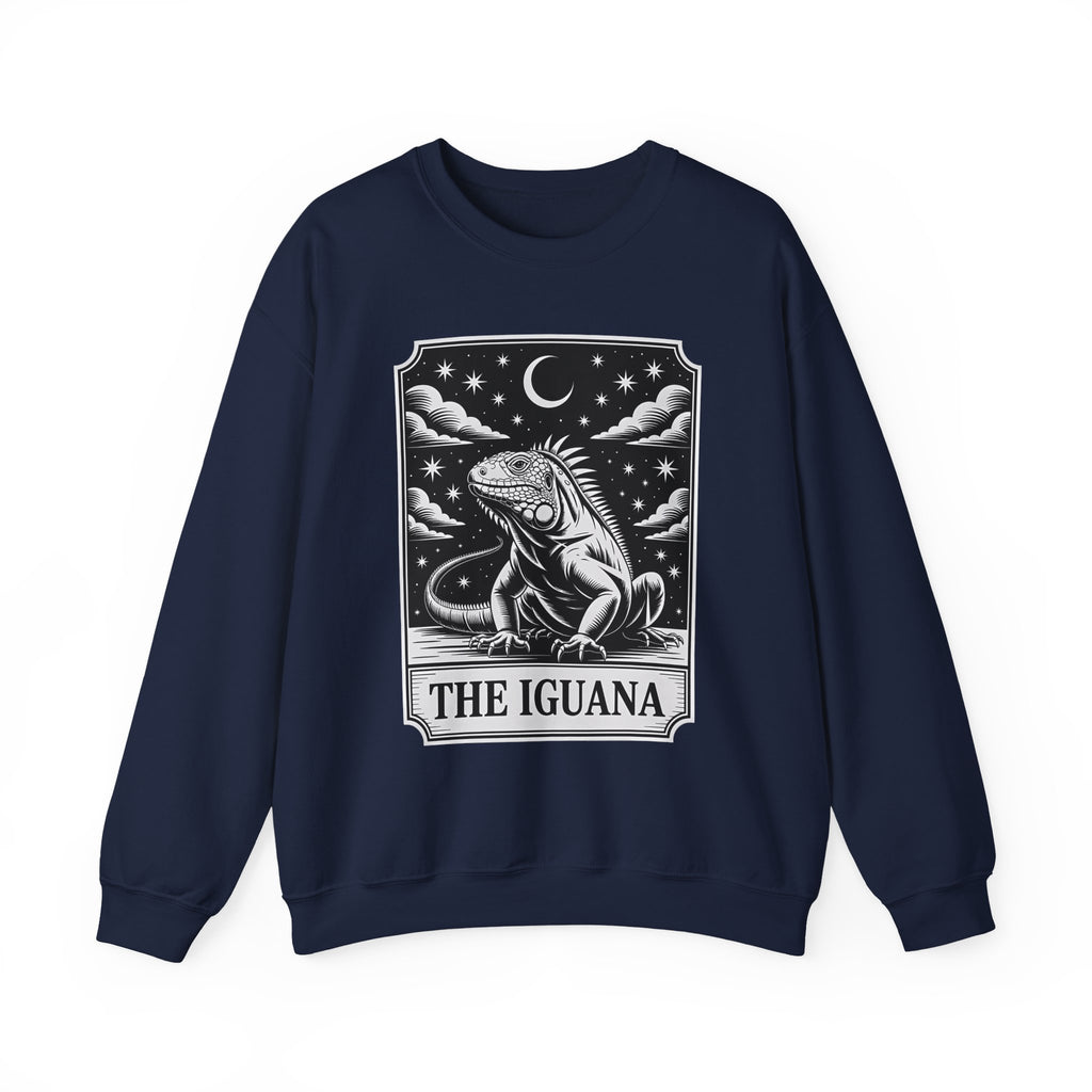 The Iguana Vintage Tarot Sweatshirt - Iguana Lover Sweatshirt