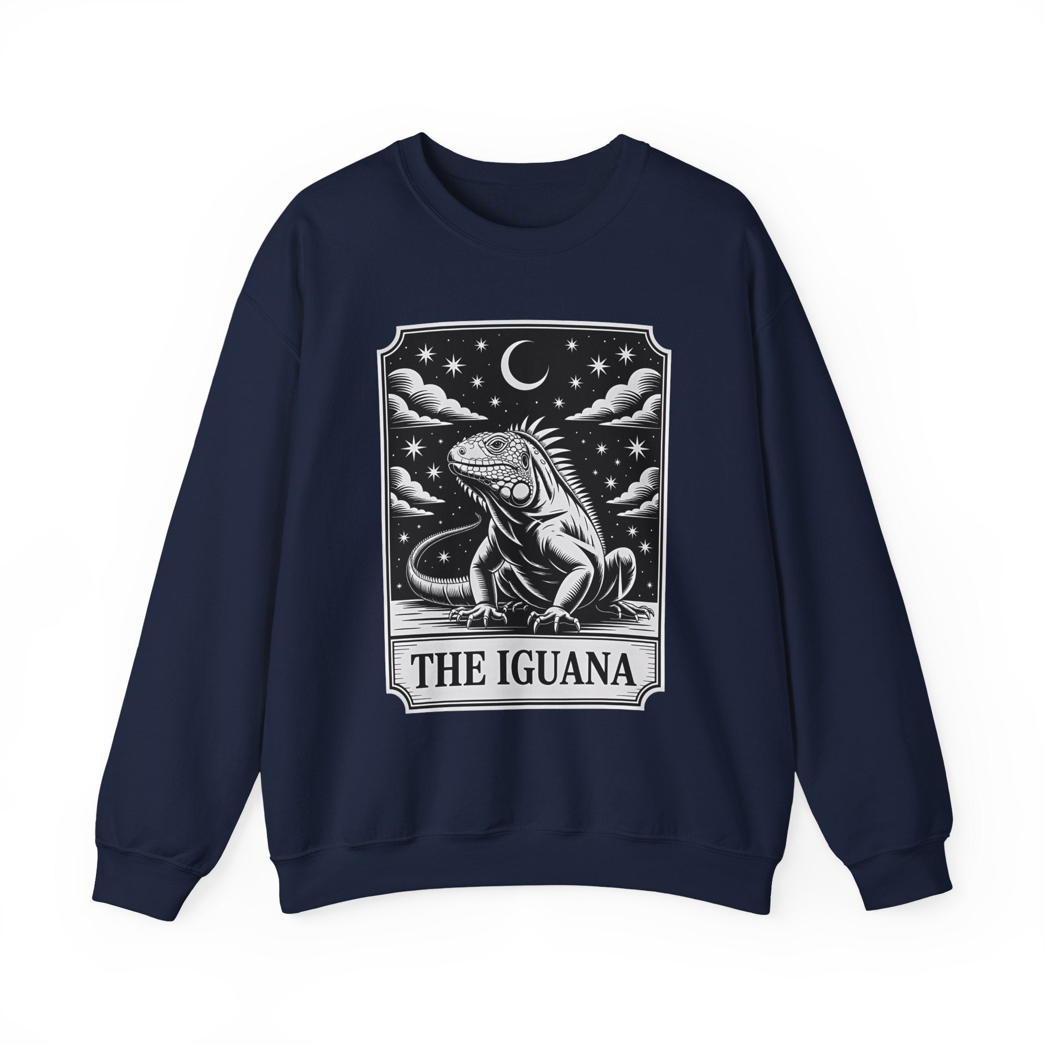 The Iguana Vintage Tarot Sweatshirt - Iguana Lover Sweatshirt