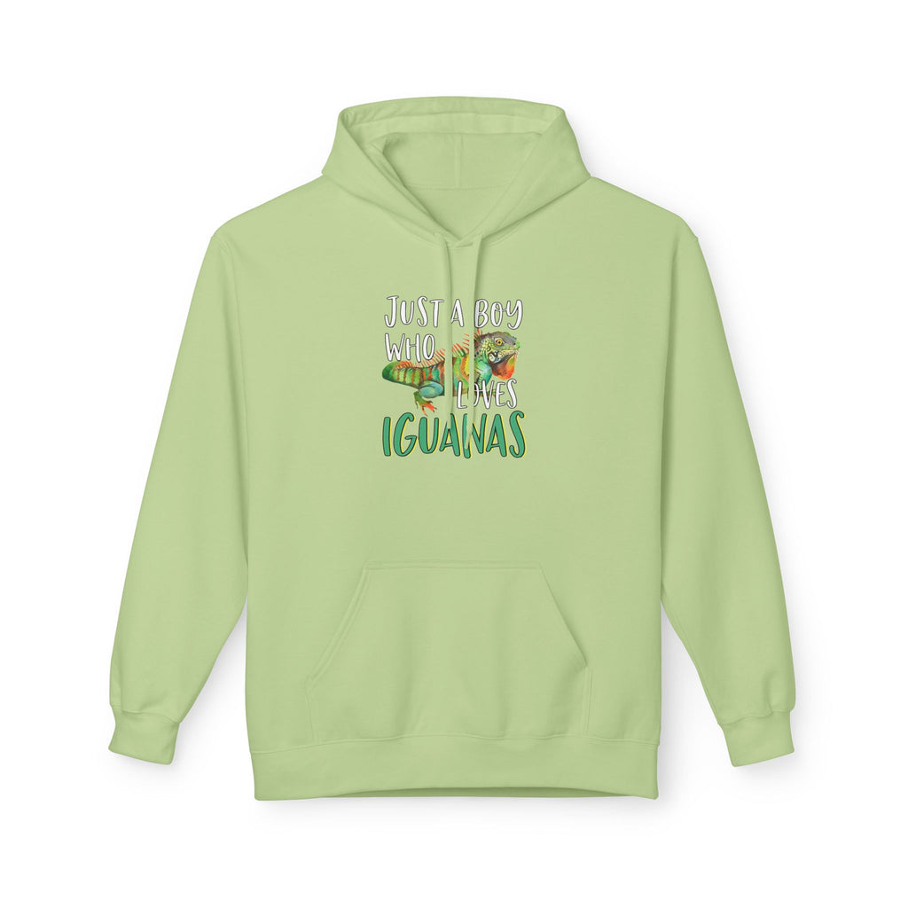 “Just A Boy Who Loves Iguanas" Hoodie - Iguana Lover Hoodie