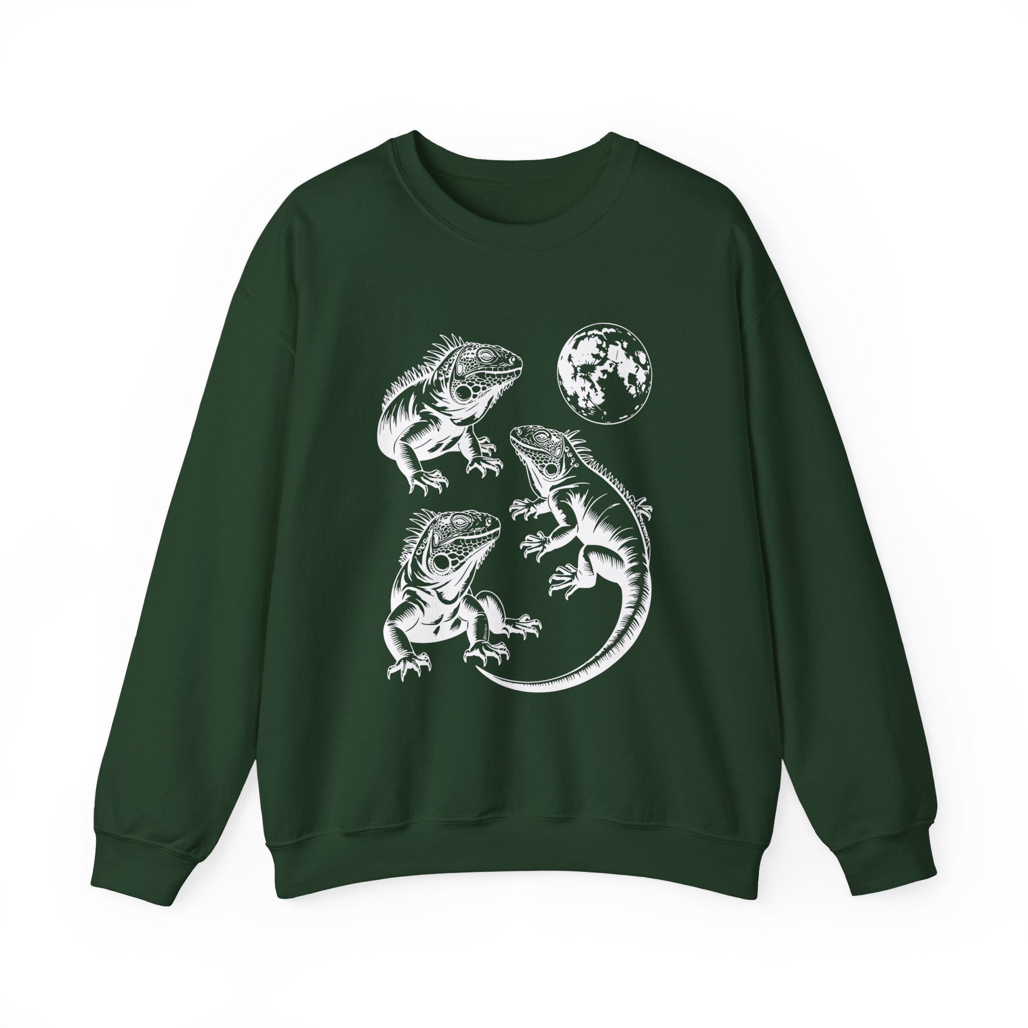 Iguana Line Art Sweatshirt - Iguana Lover Sweatshirt
